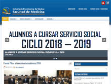 Tablet Screenshot of medicina.uas.edu.mx