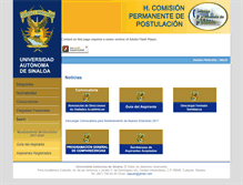 Tablet Screenshot of cpp.uas.edu.mx